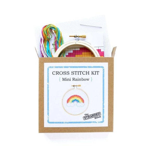 Rainbow Mini Cross Stitch Kit 🌈 - Picture 5 of 7